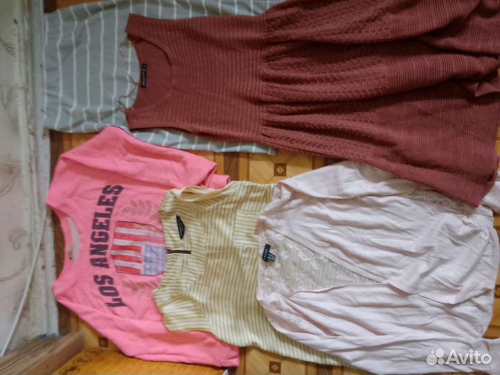 Большой пакет одежды для девочки 164 рост