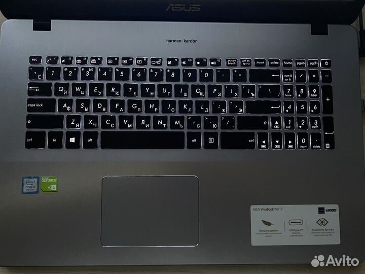 Ноутбук asus Vivobook Pro 17