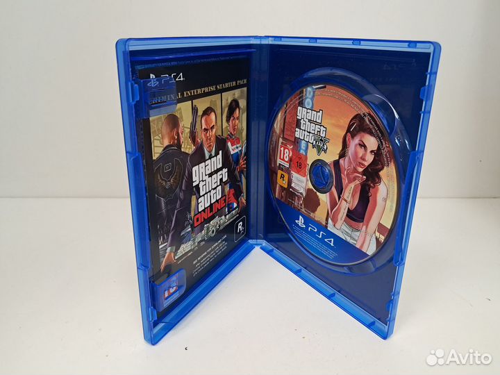 Игровые диски. Sony Playstation 4 GTA V Premium Edition