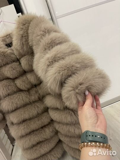 Шуба трансформер песец