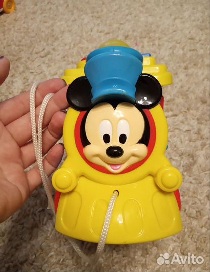 Игрушка-каталка Disney Паровозик Микки