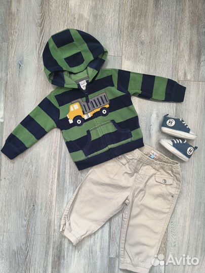 Флисовая кофта Carters на мальчика 6 мес+