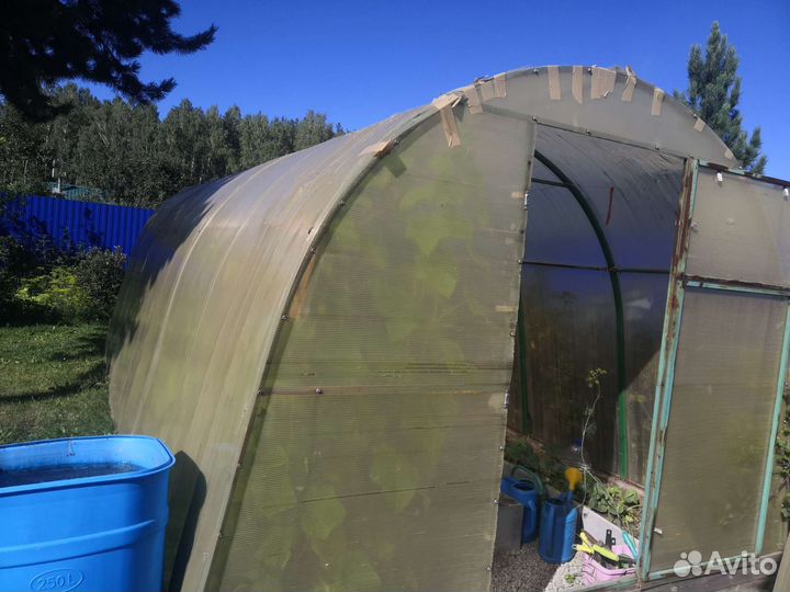 Теплица поликарбонат бу