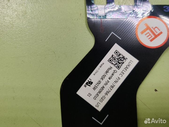 Клавиатура HP Pavilion Gaming 15-dk зелёная