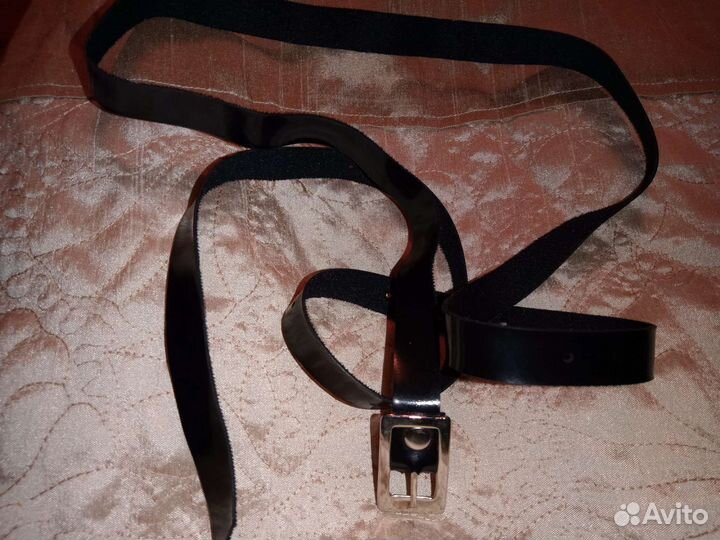 Ремни кожа ткань пайетки95-172см