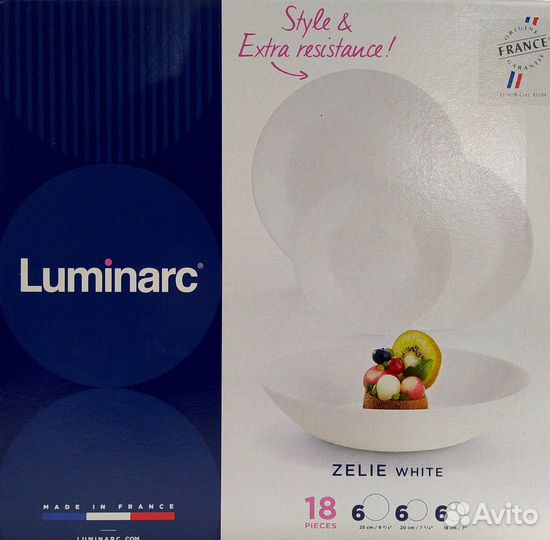 Столовый сервиз Luminarc 18 предметов 6 персон