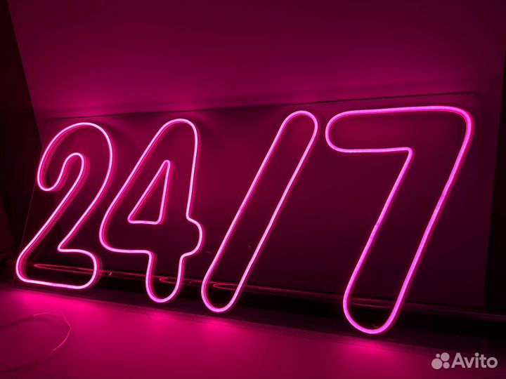 Неоновая вывеска изготовление под заказ реклама