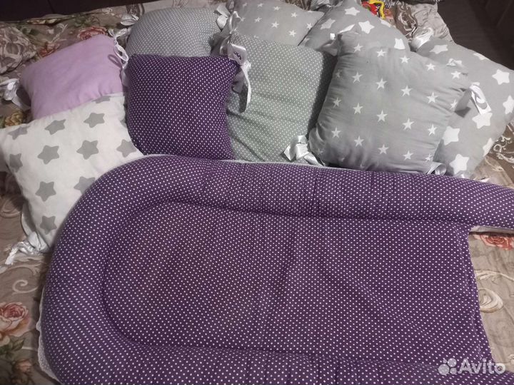 Бортики и кокон в кроватку