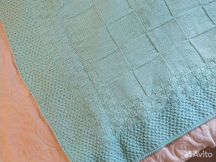 Плед детский вязаный