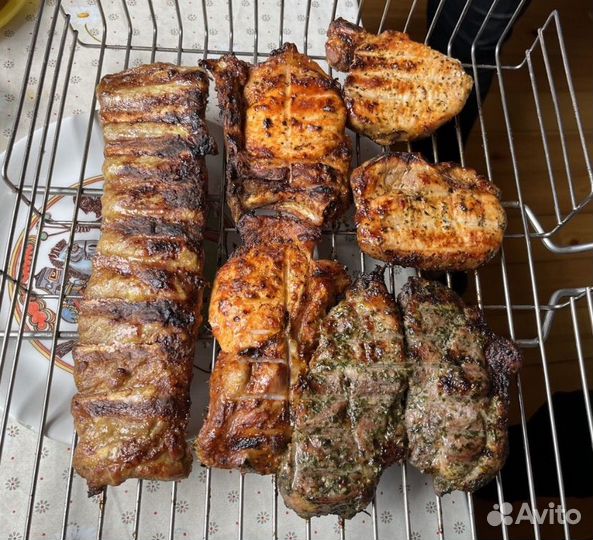 Решетка гриль на мангал