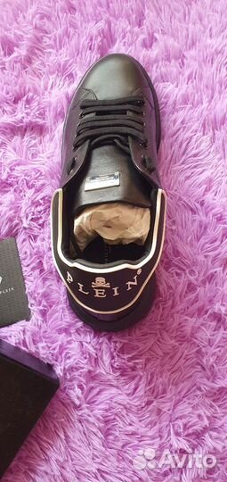 Кроссовки кожаные муж Philipp Plein 42