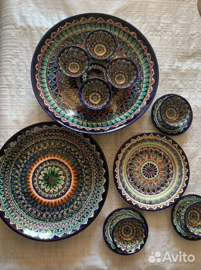 Узбекская посуда ручная роспись