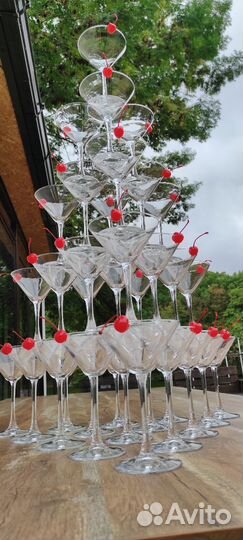 Пирамида из бокалов/горка шампанского/выездной бар