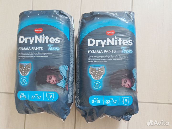 Подгузники трусики ночные Huggies DryNites