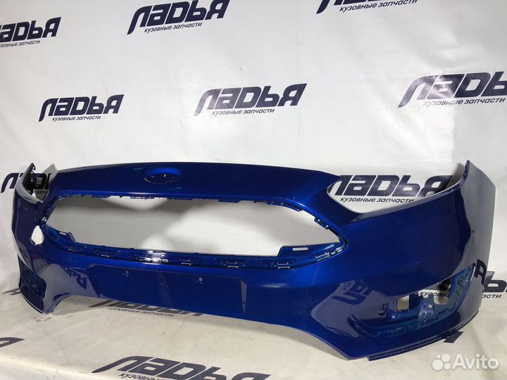 Бампер Ford Focus 3(15) передний Синий deep impact blue dcwe