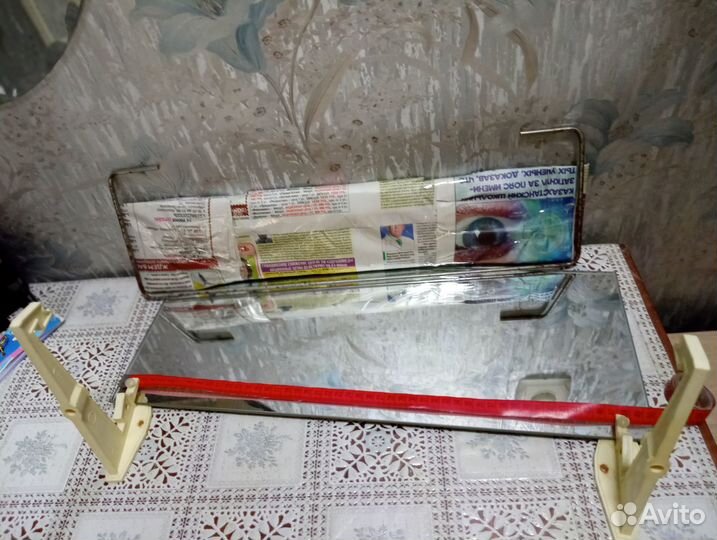 Зеркало 50на15 и полка качество