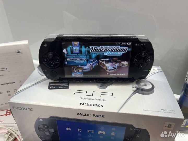 Sony PSP 1008 Fat комплект 90игр