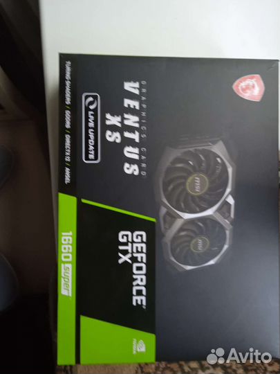 Видеокарта msi GTX1660 super 6GB ventus XS OC