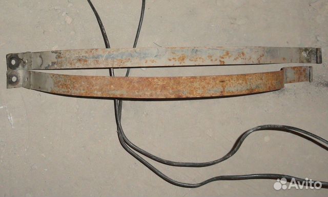 Подвеска бака ваз 2111, пара хомутов
