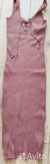 Платье лапша миди