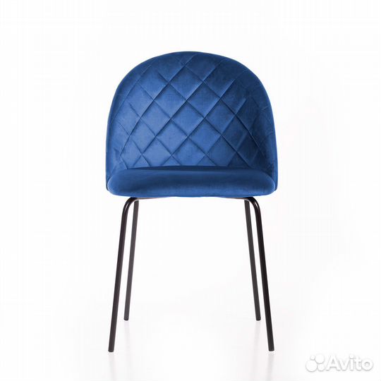 Стул Nord, бархат синий 29
