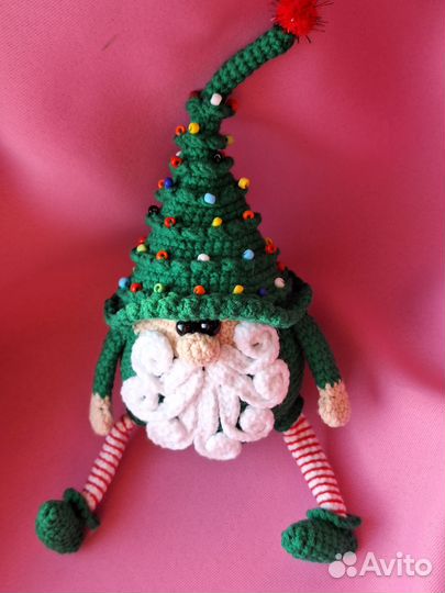 Игрушка-сувенир дед мороз новогодняя