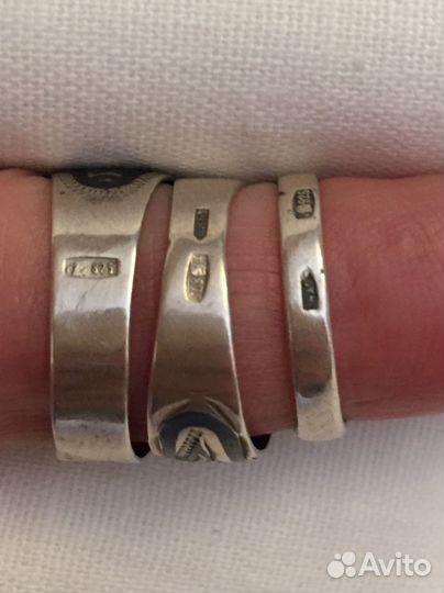 Кольцо серебро ссср,винтаж