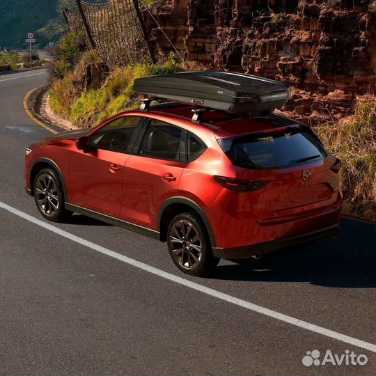 Бокс на крышу LUX major 460L черный глянцевый