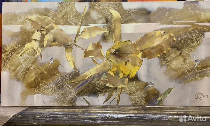 Интерьерная картина маслом на холсте