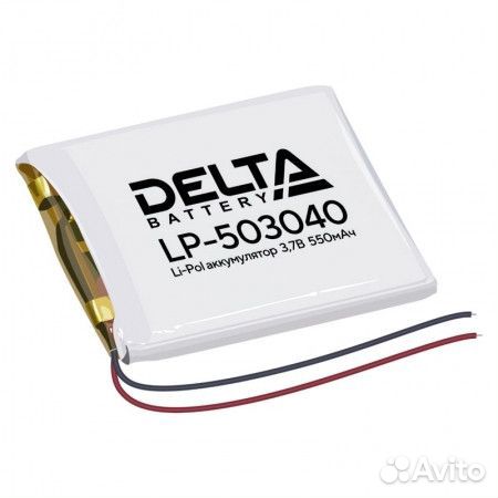 Акб (550mAh/3.7В) delta LP-503040