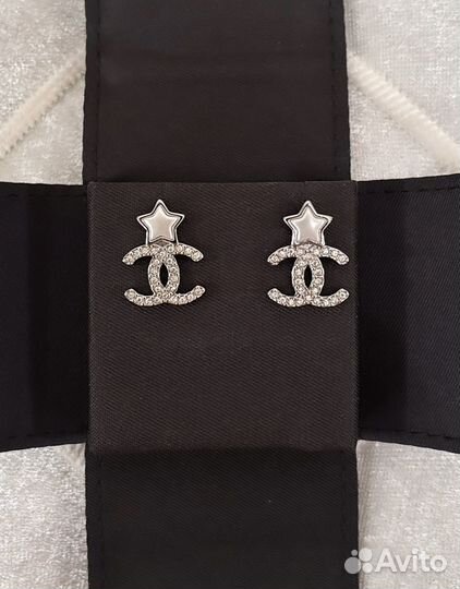 Chanel серьги премиум
