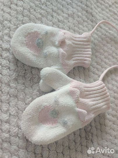 Варежки зимние детские