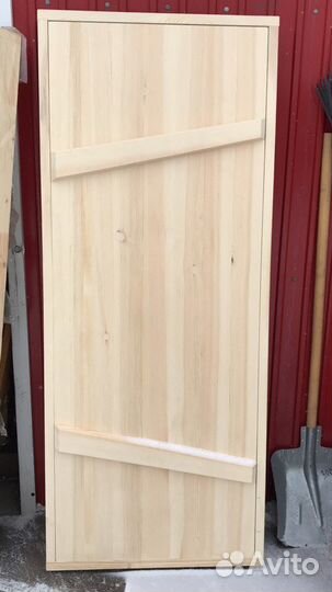Двери банные (деревянные, с коробкой)