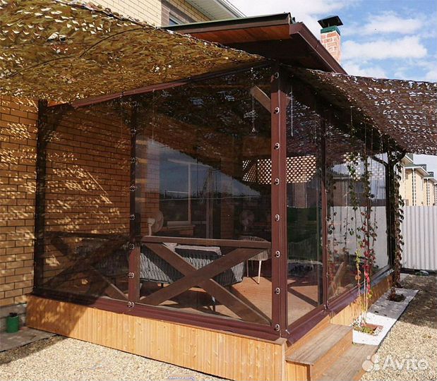 Мягкие окна для беседки