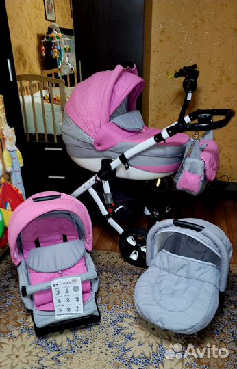 Коляска adamex avila 3в1