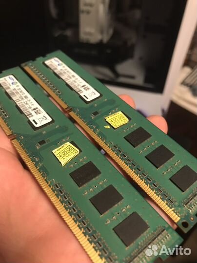 Оперативная память ddr3 2+2 (4gb) samsung