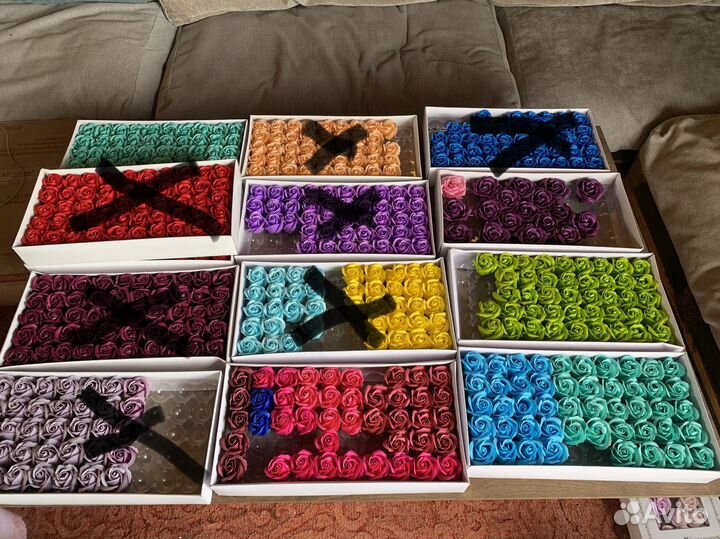 Мыльные розы, пионы, сакура, гортения