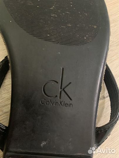 Шлепки calvin klein