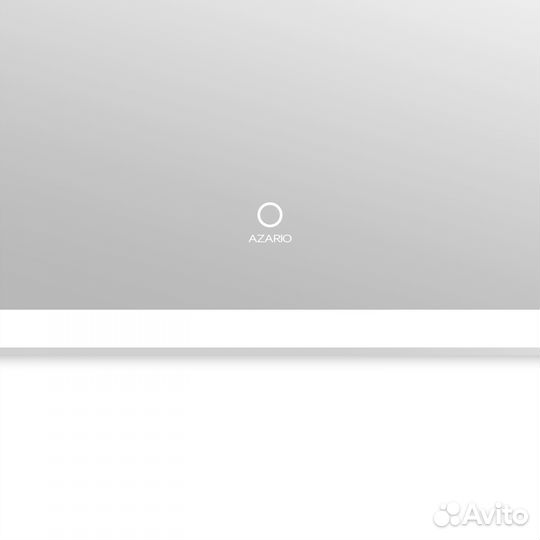 Зеркало azario 800х700 подсветка, сенсорный выклю