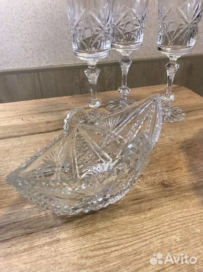 Хрустальная посуда СССР