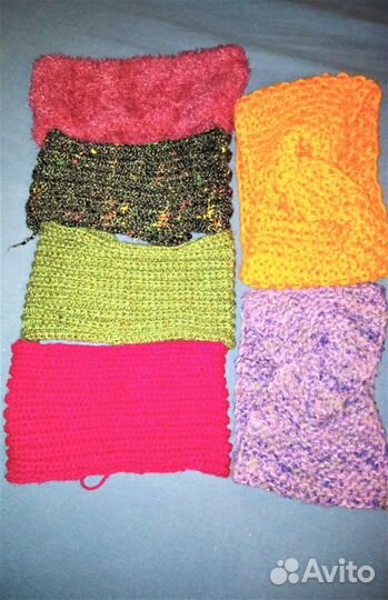 Вязаные повязки на голову