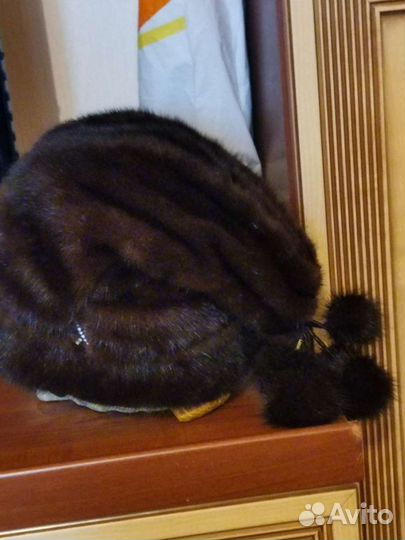 Шапка норковая женская 54-56