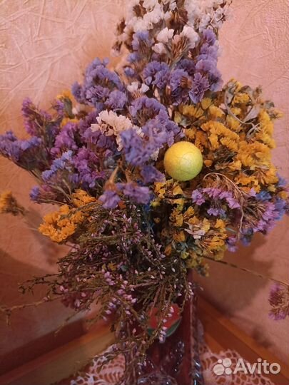 Мини букет из сухоцветов