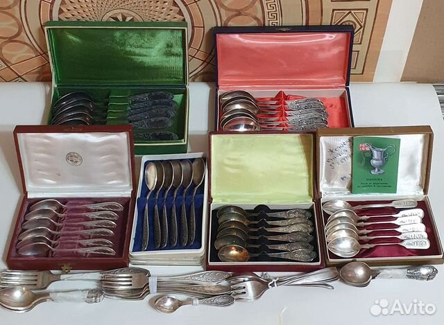 Столовые приборы мельхиор