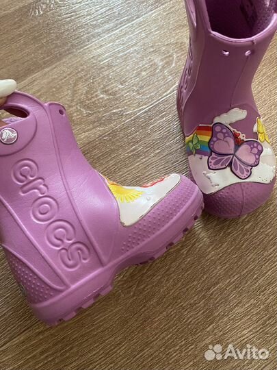 Резиновые сапоги crocs 21-22 размер