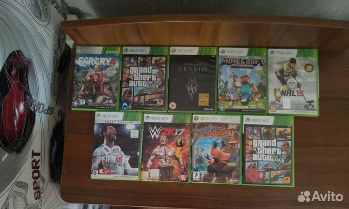 Диски на xbox 360