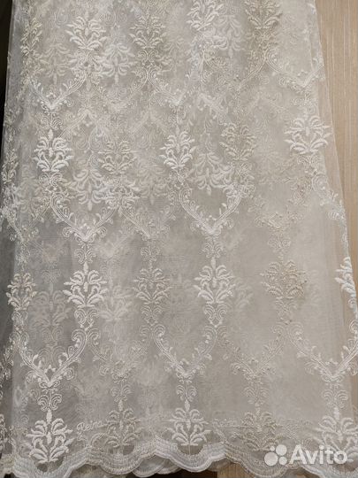 Тюль сетка вышивка