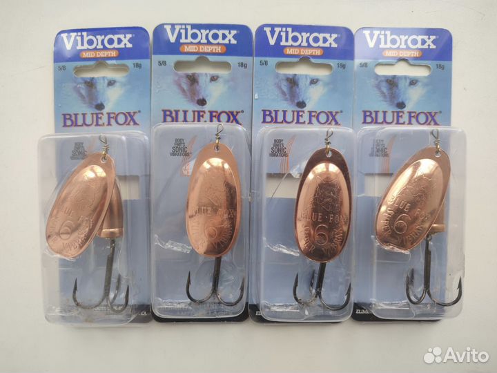 Блесна blue fox vibrax