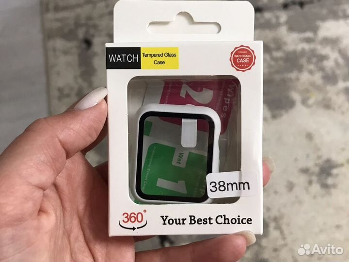 Чехол на apple watch 38 mm белый