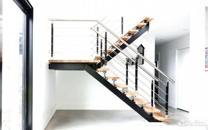 Лестница под ключ дизайн 5060